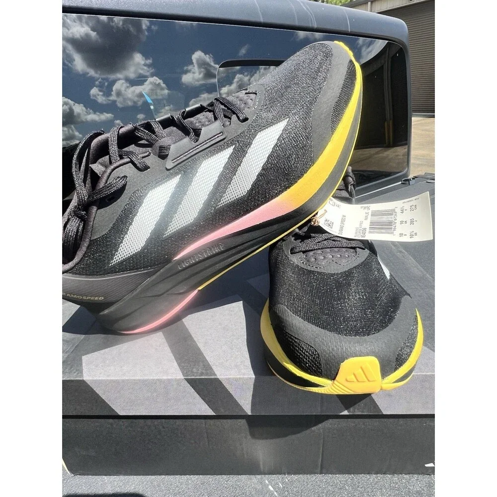 Adidas Duramo Speed M IE4036 Athletic Comfort Black Running Shoe Mens Size 10.5